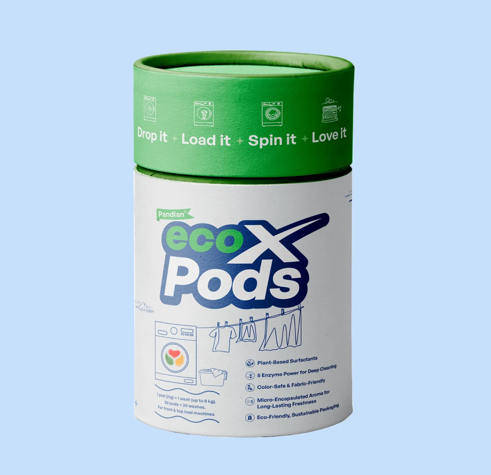 ECOXPODS Packaging Design